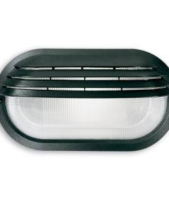 Plafoniera in Termoplastico+Vetro da esterno 130S W – Cod.130S/TNER
